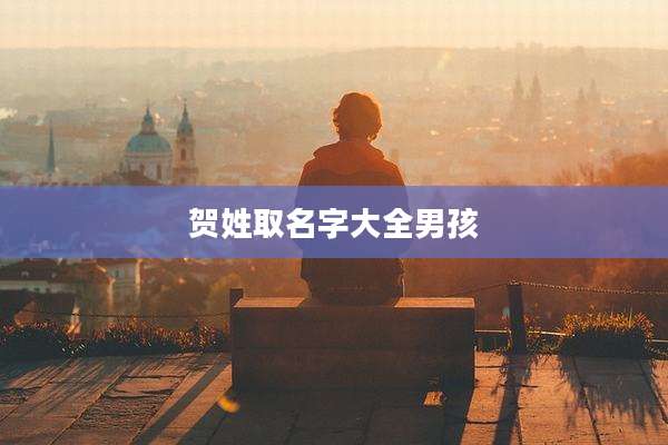 贺姓取名字大全男孩