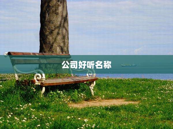 公司好听名称
