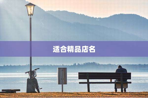 适合精品店名
