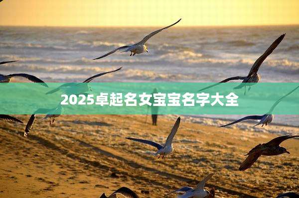 2025卓起名女宝宝名字大全