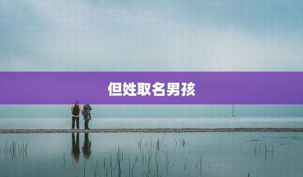 但姓取名男孩
