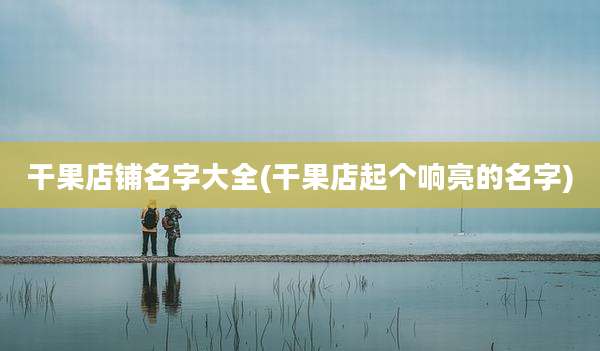 干果店铺名字大全(干果店起个响亮的名字)
