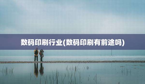 数码印刷行业(数码印刷有前途吗)