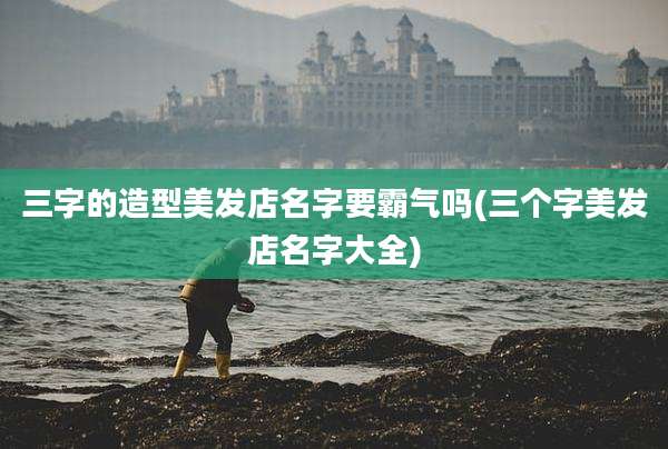 三字的造型美发店名字要霸气吗(三个字美发店名字大全)