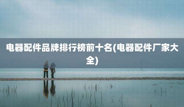 电器配件品牌排行榜前十名(电器配件厂家大全)