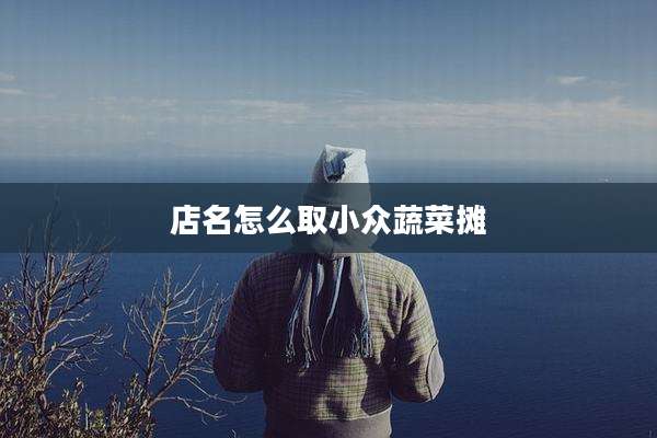 店名怎么取小众蔬菜摊