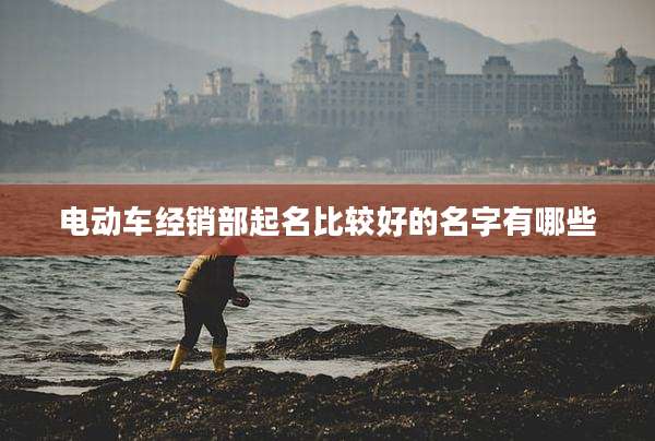 电动车经销部起名比较好的名字有哪些