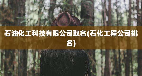 石油化工科技有限公司取名(石化工程公司排名)