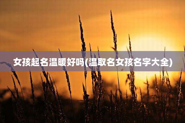女孩起名温暖好吗(温取名女孩名字大全)