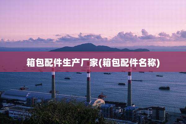 箱包配件生产厂家(箱包配件名称)