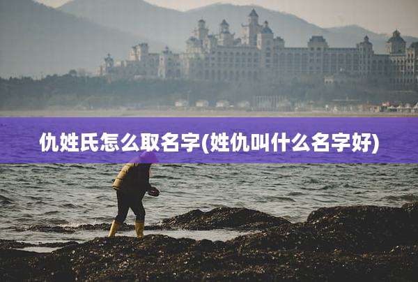 仇姓氏怎么取名字(姓仇叫什么名字好)