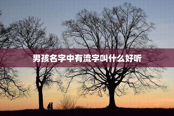 男孩名字中有流字叫什么好听
