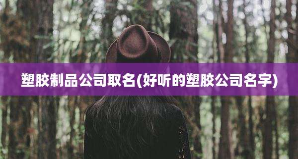 塑胶制品公司取名(好听的塑胶公司名字)