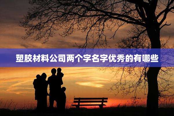 塑胶材料公司两个字名字优秀的有哪些