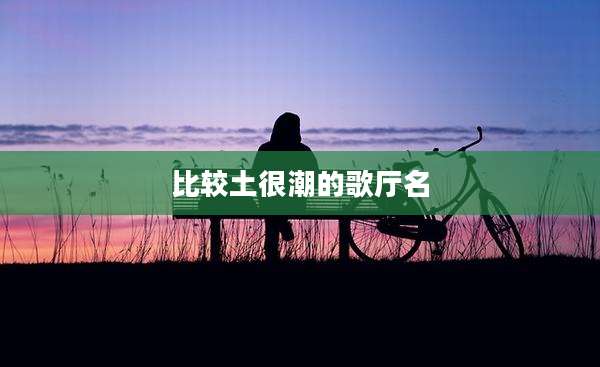比较土很潮的歌厅名
