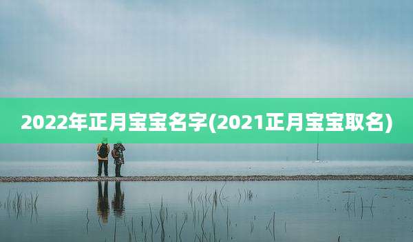 2022年正月宝宝名字(2021正月宝宝取名)