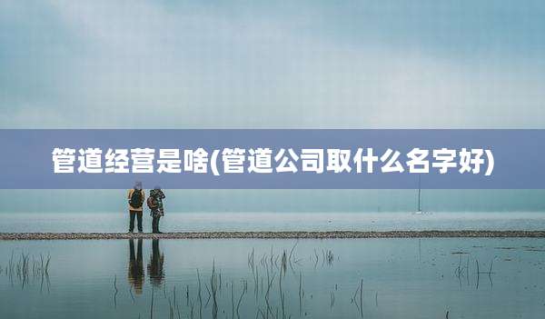 管道经营是啥(管道公司取什么名字好)
