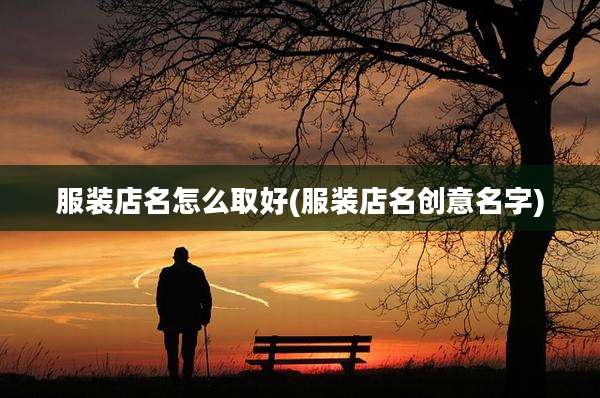 服装店名怎么取好(服装店名创意名字)