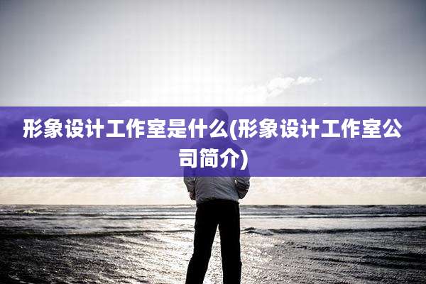形象设计工作室是什么(形象设计工作室公司简介)