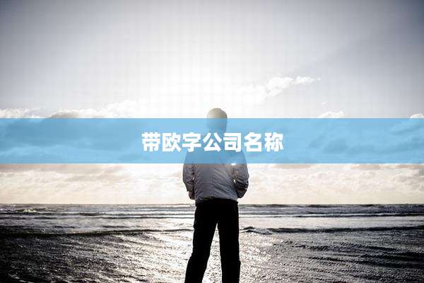 带欧字公司名称