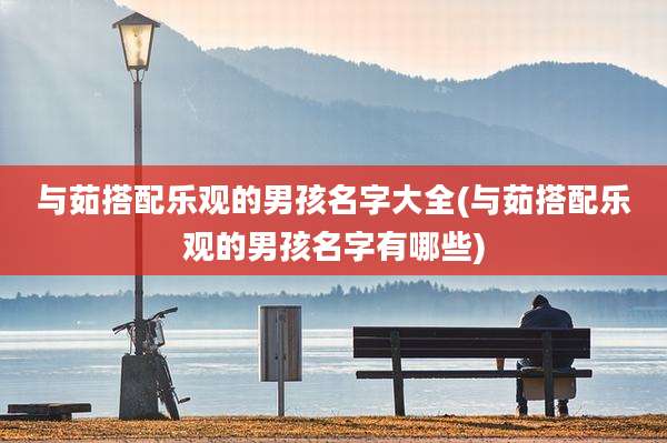 与茹搭配乐观的男孩名字大全(与茹搭配乐观的男孩名字有哪些)