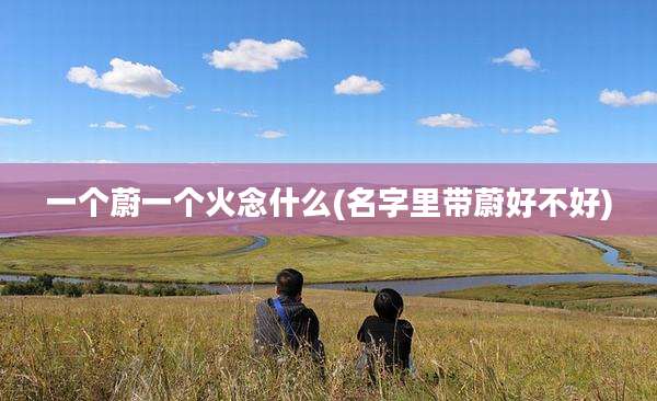 一个蔚一个火念什么(名字里带蔚好不好)