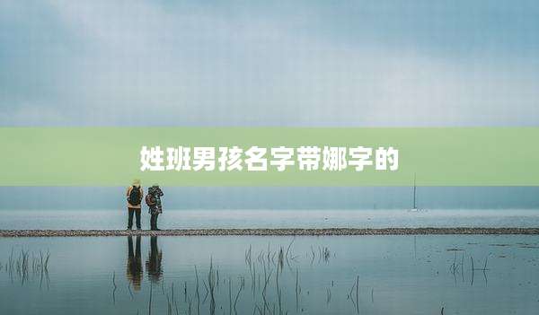 姓班男孩名字带娜字的