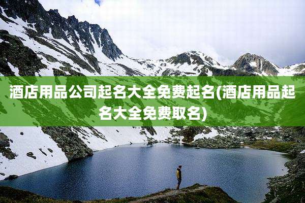 酒店用品公司起名大全免费起名(酒店用品起名大全免费取名)