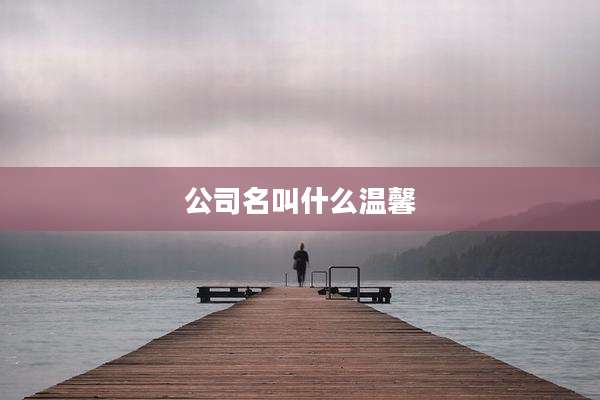 公司名叫什么温馨
