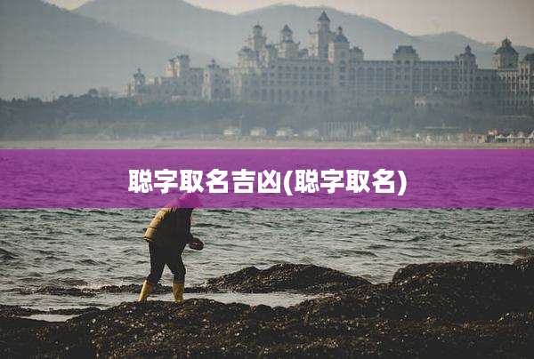 聪字取名吉凶(聪字取名)