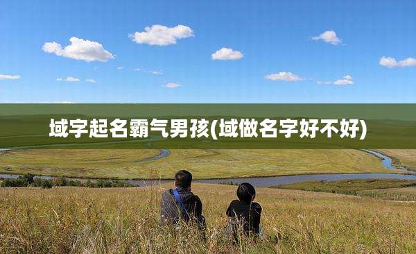 域字起名霸气男孩(域做名字好不好)