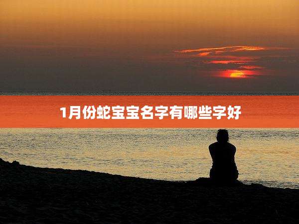 1月份蛇宝宝名字有哪些字好