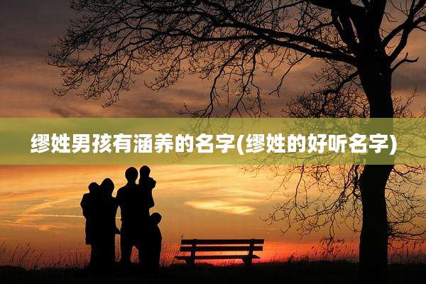 缪姓男孩有涵养的名字(缪姓的好听名字)