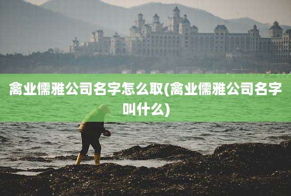 禽业儒雅公司名字怎么取(禽业儒雅公司名字叫什么)