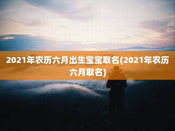 2021年农历六月出生宝宝取名(2021年农历六月取名)