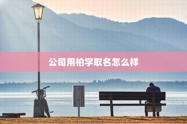公司用柏字取名怎么样