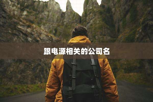 跟电源相关的公司名