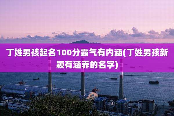 丁姓男孩起名100分霸气有内涵(丁姓男孩新颖有涵养的名字)