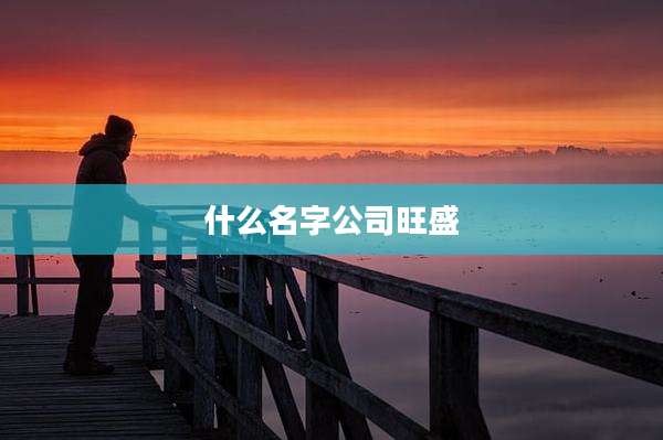 什么名字公司旺盛