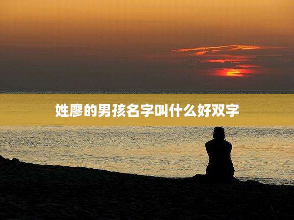 姓廖的男孩名字叫什么好双字