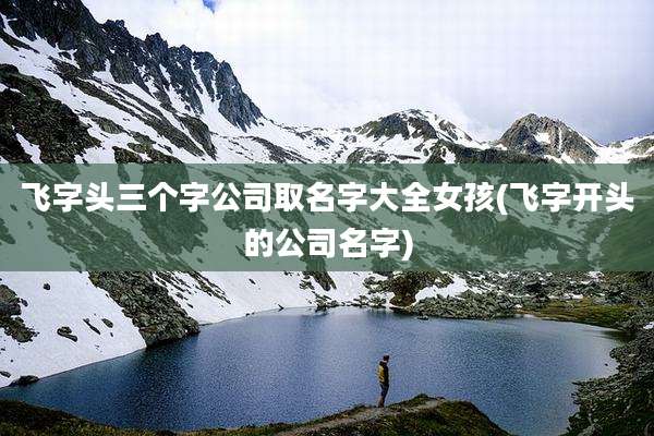 飞字头三个字公司取名字大全女孩(飞字开头的公司名字)