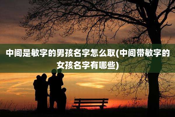 中间是敏字的男孩名字怎么取(中间带敏字的女孩名字有哪些)