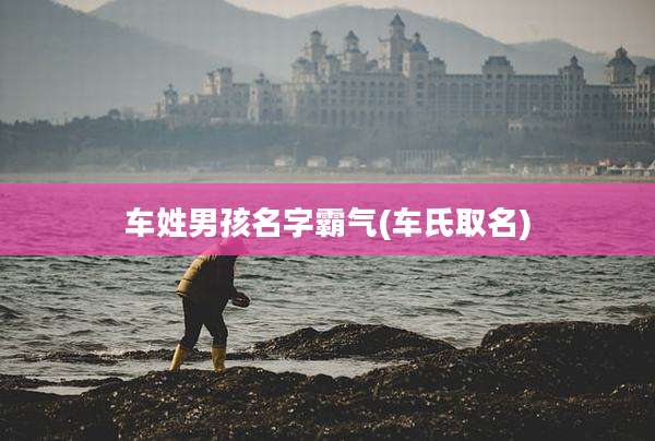车姓男孩名字霸气(车氏取名)