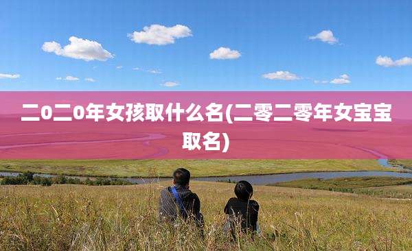 二0二0年女孩取什么名(二零二零年女宝宝取名)