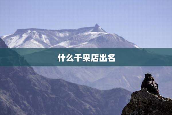 什么干果店出名