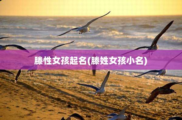 滕性女孩起名(滕姓女孩小名)