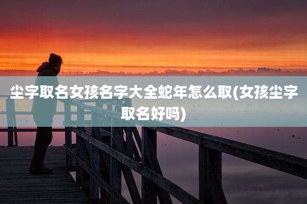 尘字取名女孩名字大全蛇年怎么取(女孩尘字取名好吗)