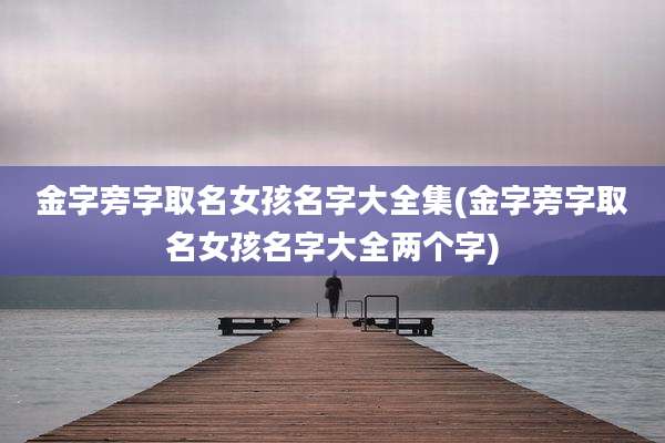 金字旁字取名女孩名字大全集(金字旁字取名女孩名字大全两个字)