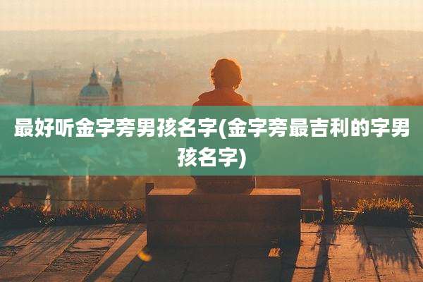 最好听金字旁男孩名字(金字旁最吉利的字男孩名字)