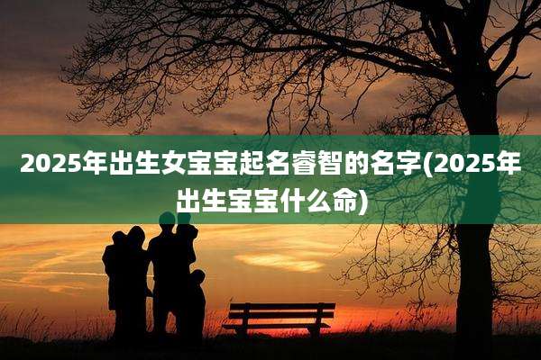 2025年出生女宝宝起名睿智的名字(2025年出生宝宝什么命)